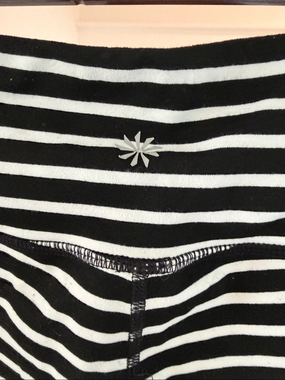 Athleta black white